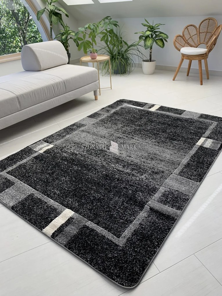 Comfort 6889 szürke modern szőnyeg 80 cm-es szett