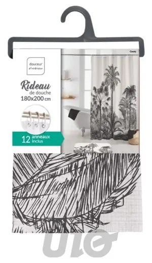 Zuhanyfüggöny 180x200 cm Cocoty – douceur d'intérieur