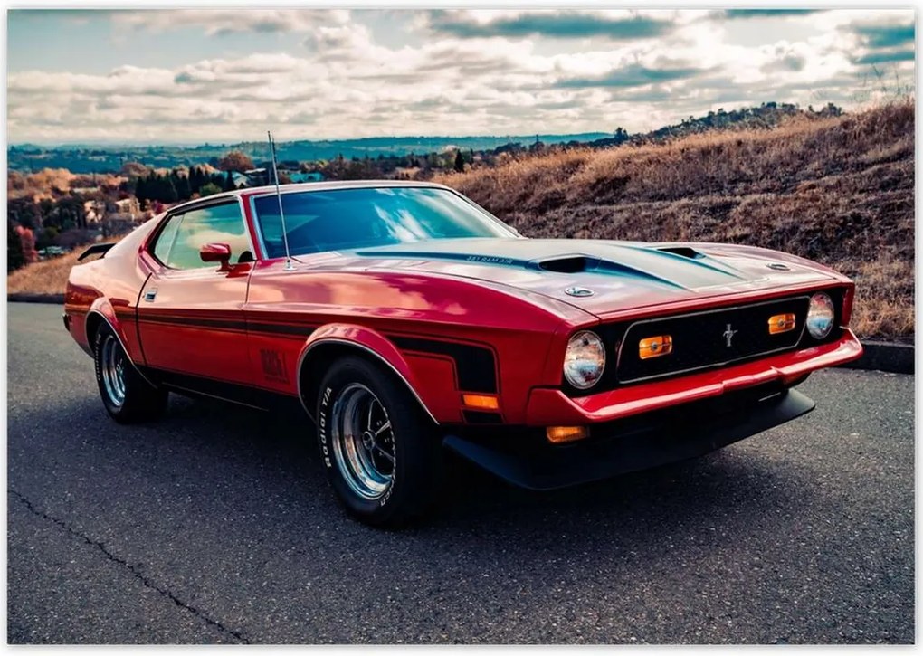 Poszterek 100x70 Mustang Mach 1 from Usa