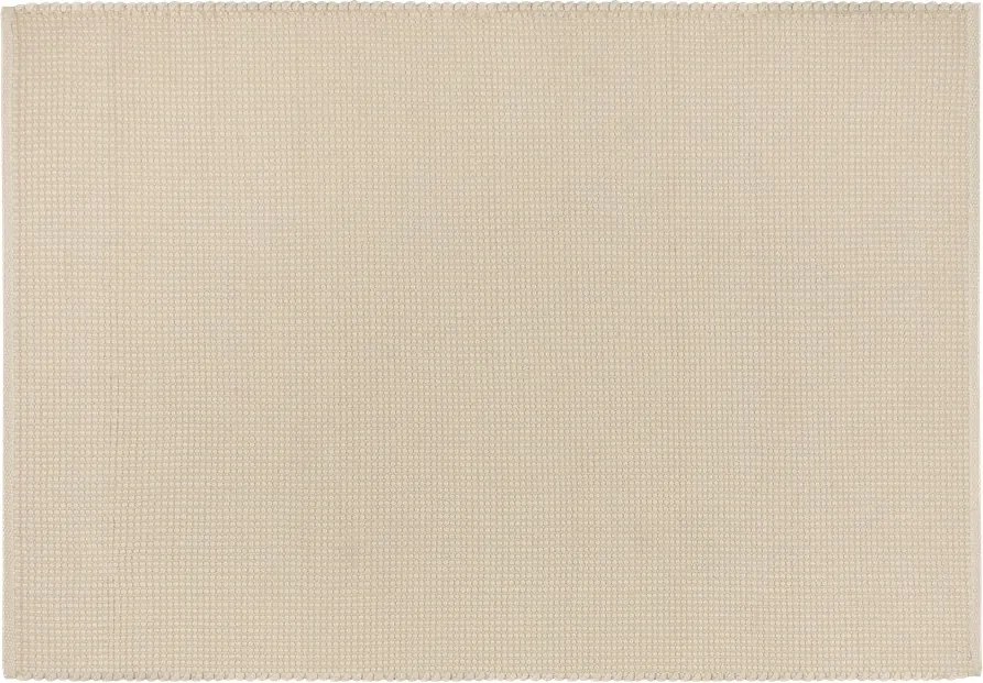 Bézs kézi szövésű gyapjú szőnyeg 140x200 cm Talo – noo.ma
