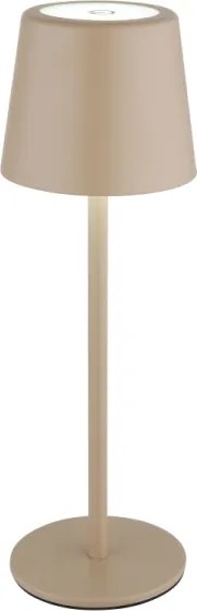 Globo 58482S-LED VAN. asztali lámpa 12W/5V 2200mAh IP44 krém, töltővel