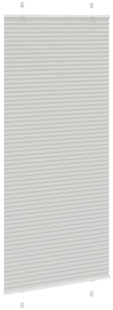 pliszírozott redőny világosszürke 95x200 cm szövetszélesség