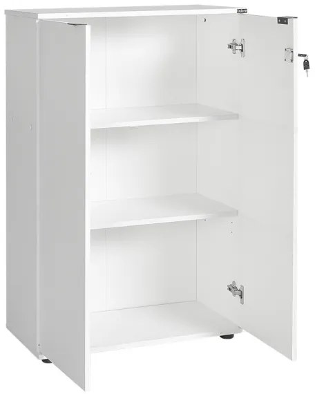 Szekrény 109x72 cm fehér