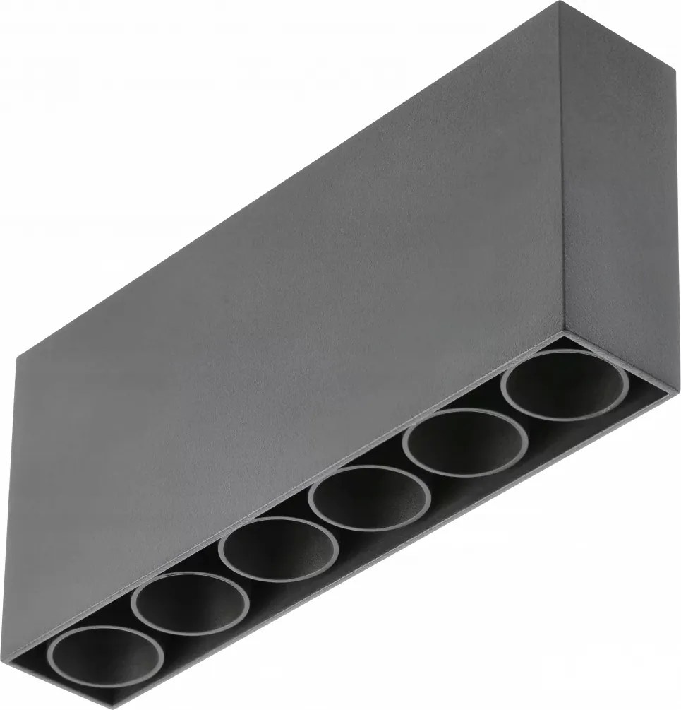 Mennyezeti lámpatest falra szerelhető téglalap Led 15W b.semleges 4000K 1420lm Fekete