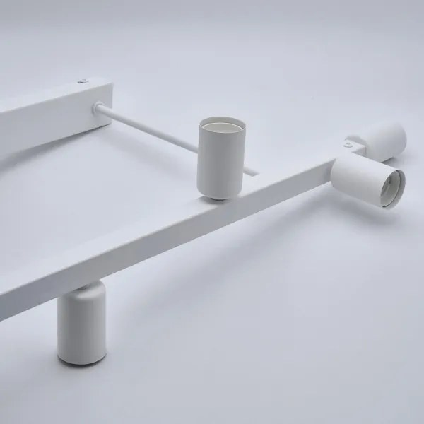 Csillár rúdon ASTRID 6xE27/60W/230V fehér