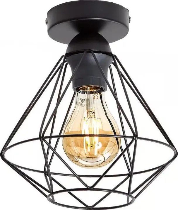Mennyezeti lámpa 1xE27/40W/230V fekete