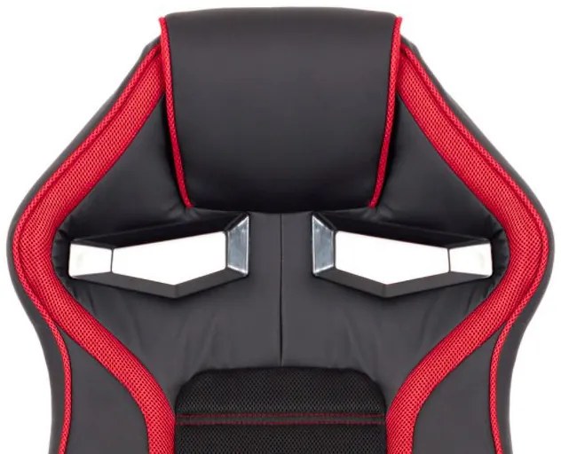 KA-G406 SCAUN ROȘU - NEGRU GAMER PIVOTANT