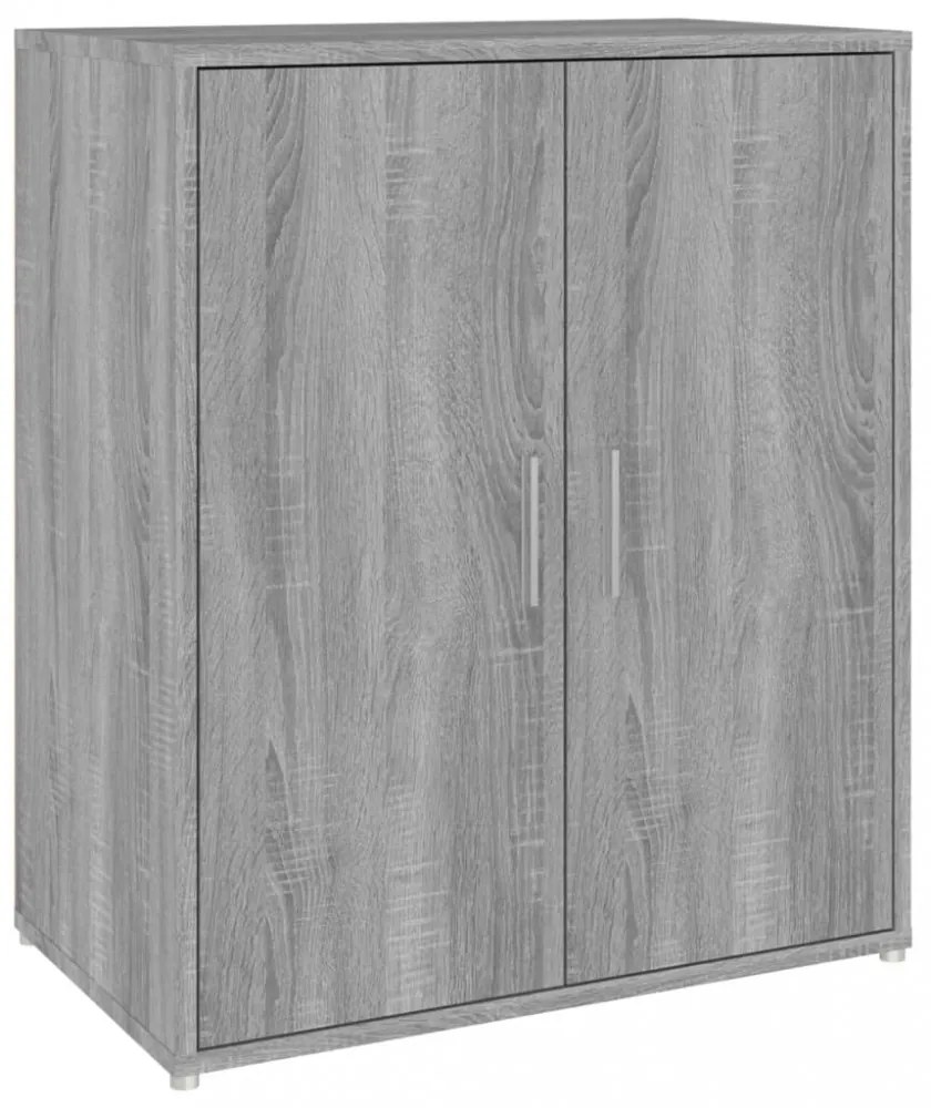 vidaXL szürke sonoma színű szerelt fa cipősszekrény 60 x 35 x 70 cm