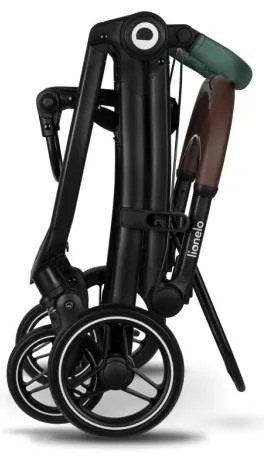 Lionelo - Babakocsi INGRID zöld/fekete