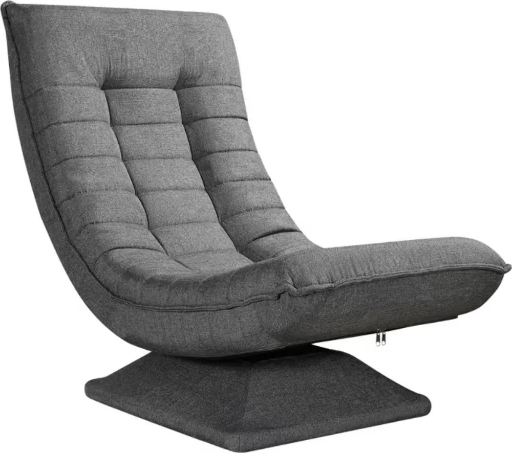 ABERDEEN napozó fotel 87×60×105cm, szürke Casaria