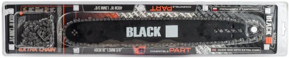 Láncfűrész vezető 40 cm (16") + 2 lánc