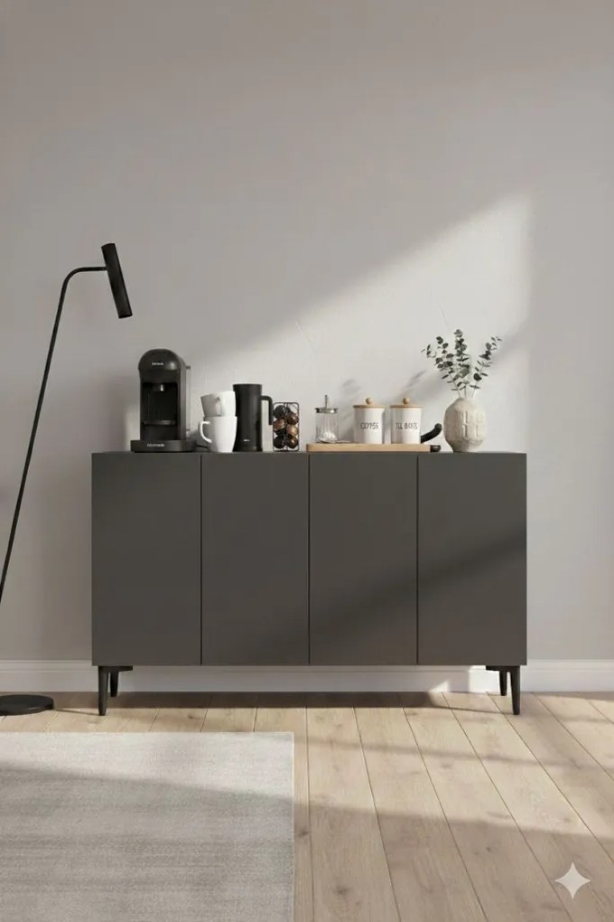 Aplos komód, antracit, 120 cm – TR555CHM1434