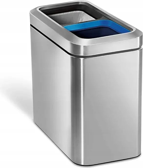simplehuman Recycler Nyitott Hulladékgyűjtő kosár 20 l Kétrekeszes
