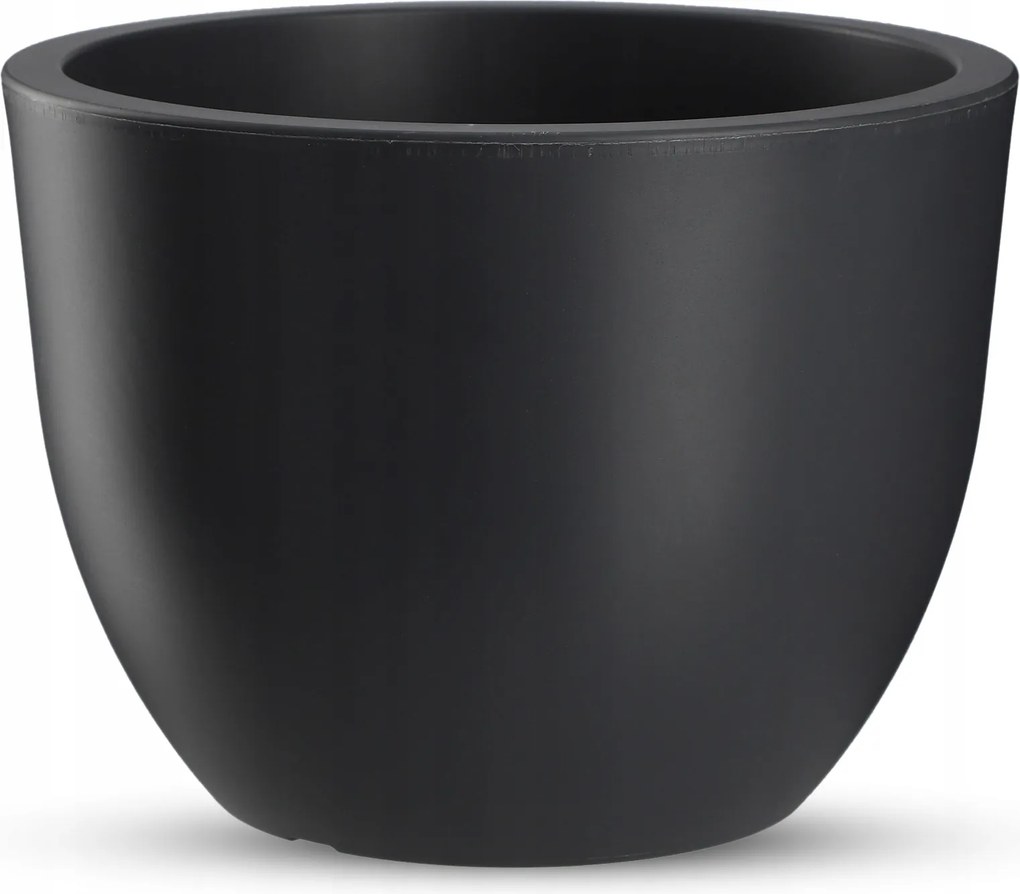 Virágtartó Fedő 35cm Antracit Matt