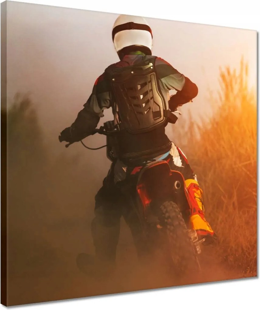 Vászonkép 40x40 Motocross Motorkerékpár Motor