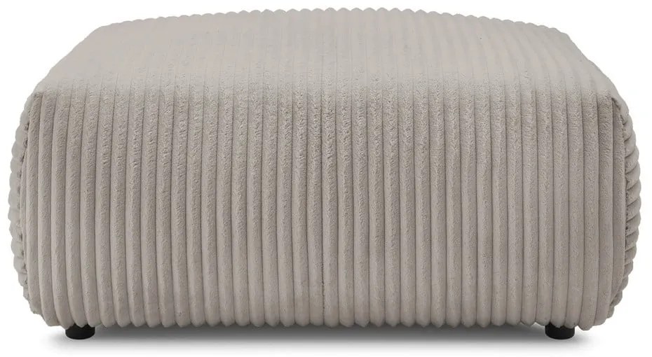 Világosszürkés bézs kordbársony lábtartó Lucien – Bobochic Paris