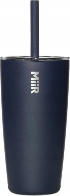 Acél bögre thermo szívószállal, Miir fedéllel Tumbler 470ml
