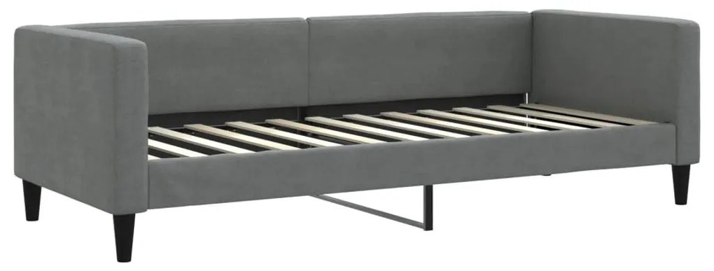 szürke szövet kanapéágy keret 80 x 200 cm