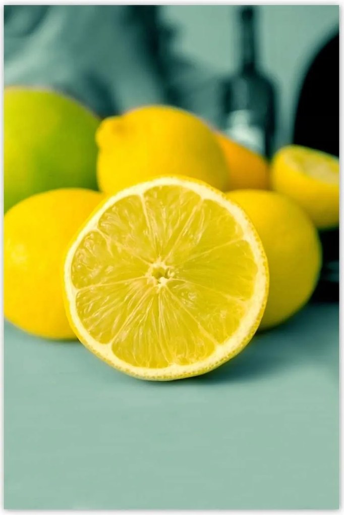 Poszterek 80x120 Citrom a konyhában