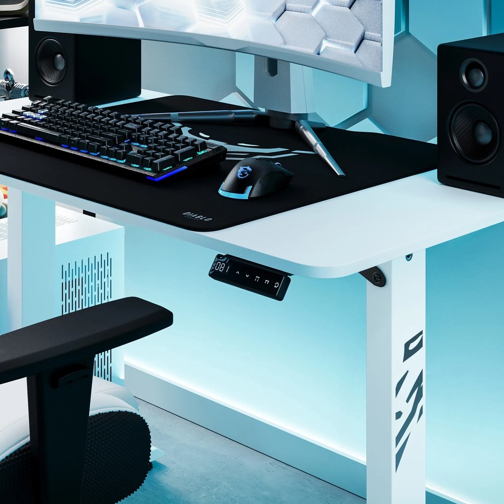 Diablo X-Tensio 1100 állítható magasságú íróasztal fehér