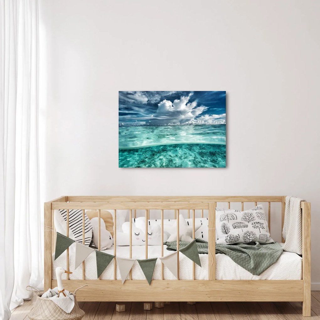 Kép - Kilátás a tengerszint alá (70x50 cm)