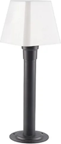 POLUX 312273 GIZA Modern Kültéri Állólámpa Fehér, Matt Fekete E27 IP44
