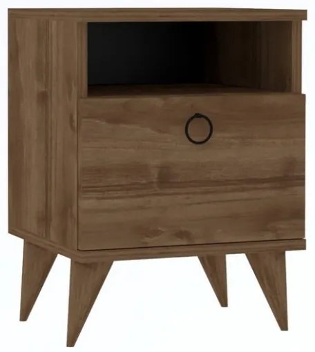 Éjjeli szekrényke BARLO 50x40 cm barna