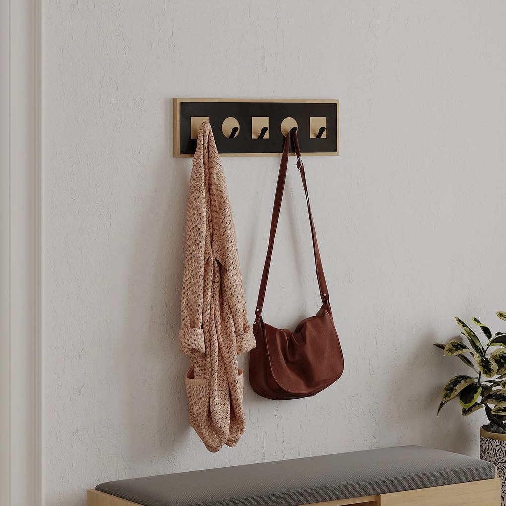Fali fogas Icon Hanger - Sapphire, Oak