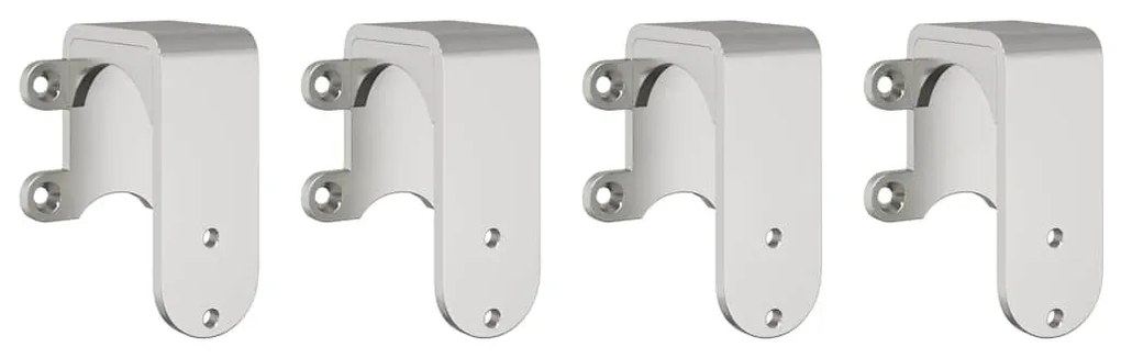 ezüstszínű rozsdamentes acél tolóajtó fémszerelék készlet 366cm