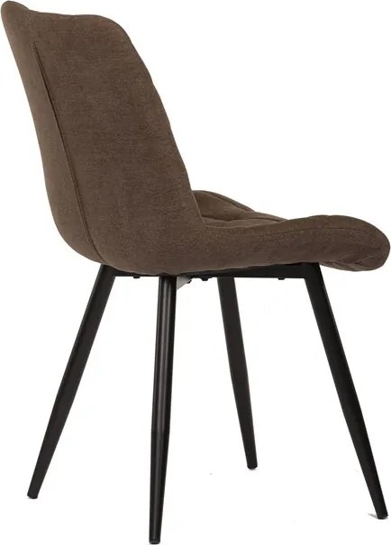 Étkezőszék, barna, szövet, CT-382 BR2