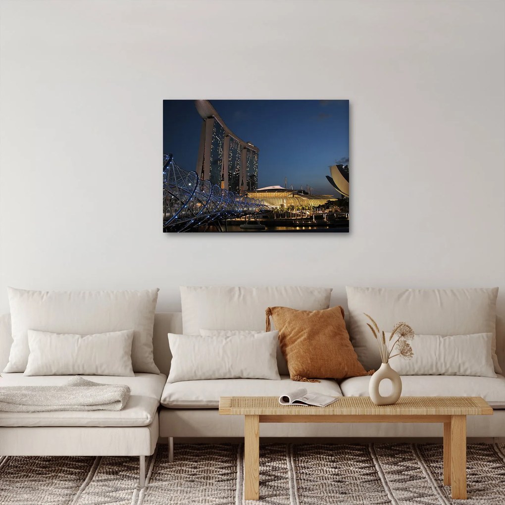 Modern metropolisz képe (70x50 cm)
