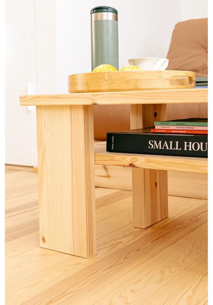 Barna borovi fenyő dohányzóasztal 45x68 cm Japan – Karup Design