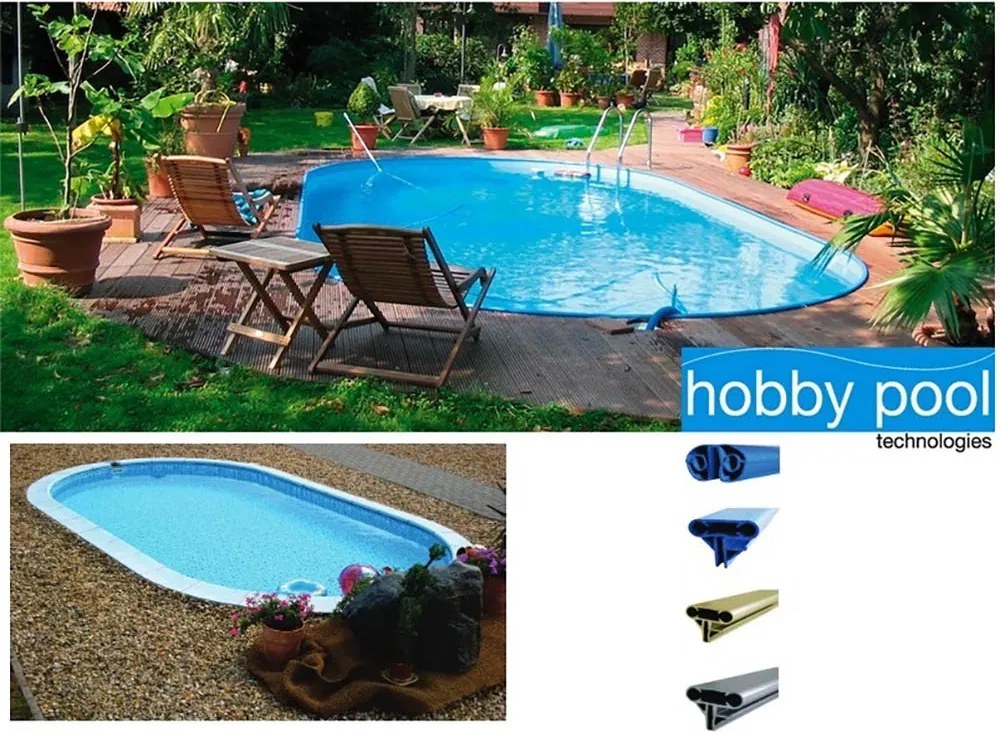 Hobby Pool Monaco medence 800 x 416 × 120 cm 0,6 mm