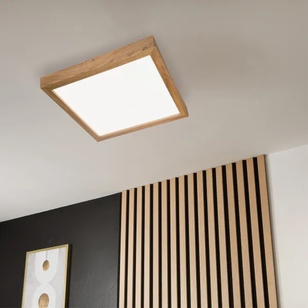 Brilagi - LED fürdőszobai lámpatest WOODY FRAME LED/50W/230V 60x60 cm IP44 tölgy