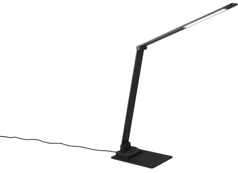Fekete LED dimmelhető asztali lámpa (magasság 72 cm) Travis – Trio