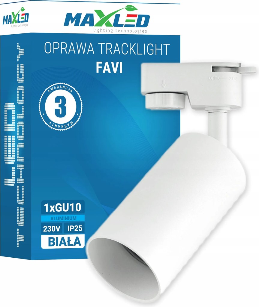 Sínre szerelhető spotlámpa Led lámpa Sínkábel GU10 izzóhoz Fehér Spot