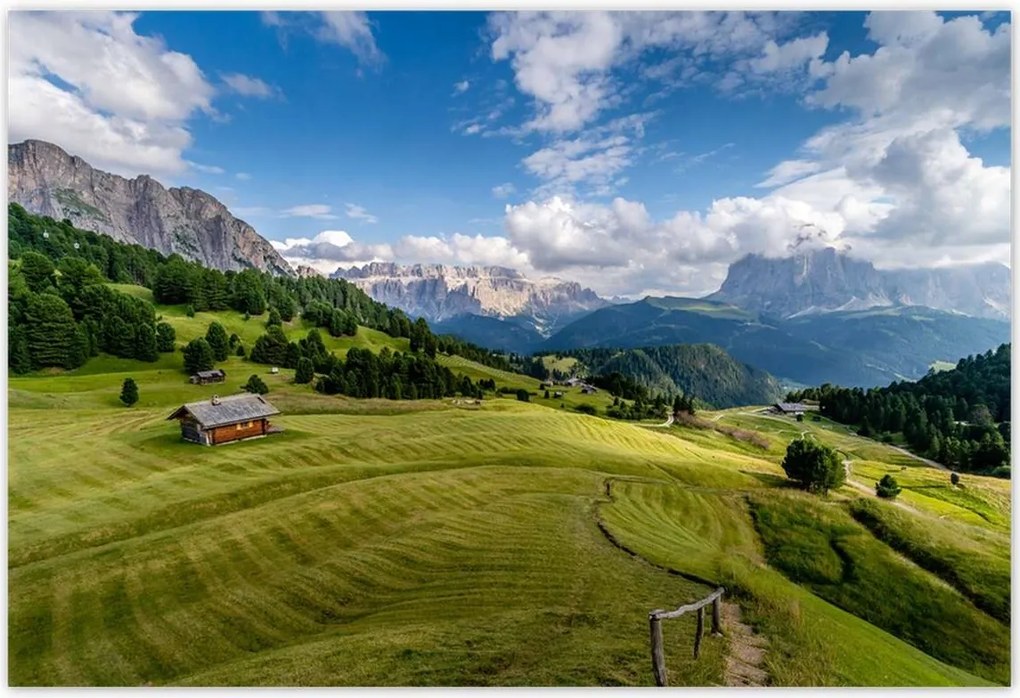 Poszterek 185x125 Bárányok a hegyi réten