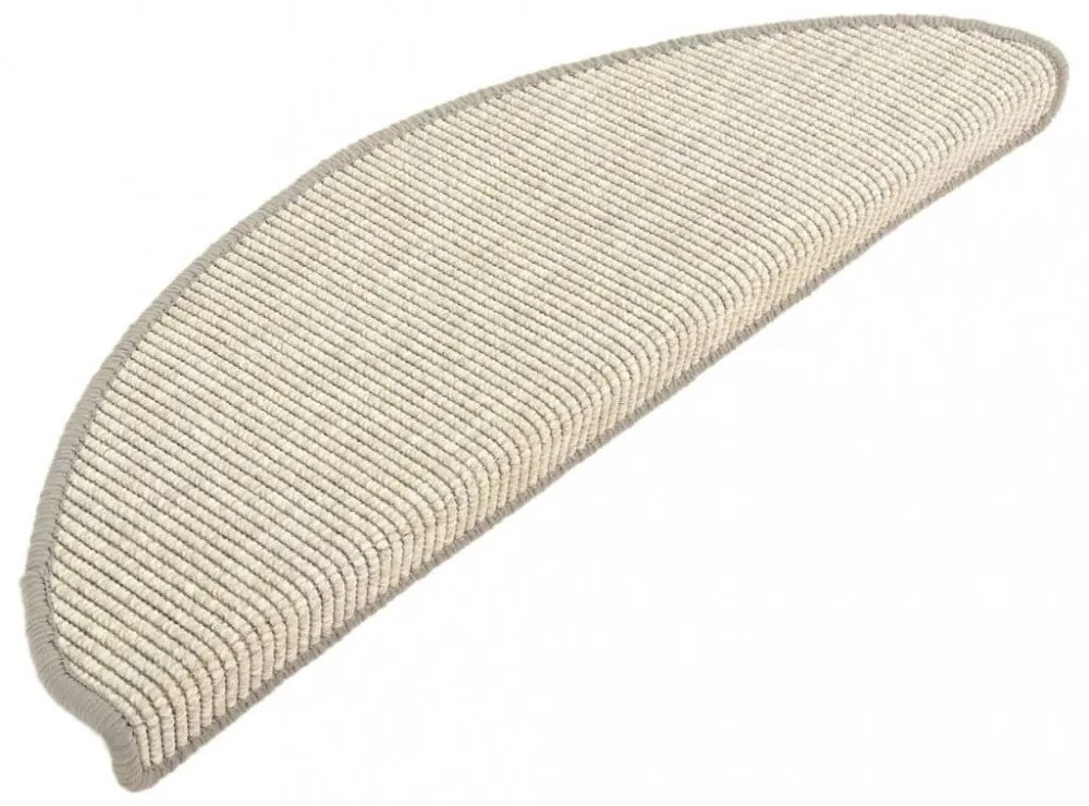15 db ezüst színű, félkör alakú lépcsőszőnyeg 65 x 21 x 4 cm