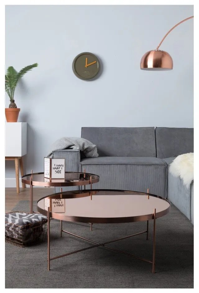 Cupid XXL rézszínű dohányzóasztal - Zuiver