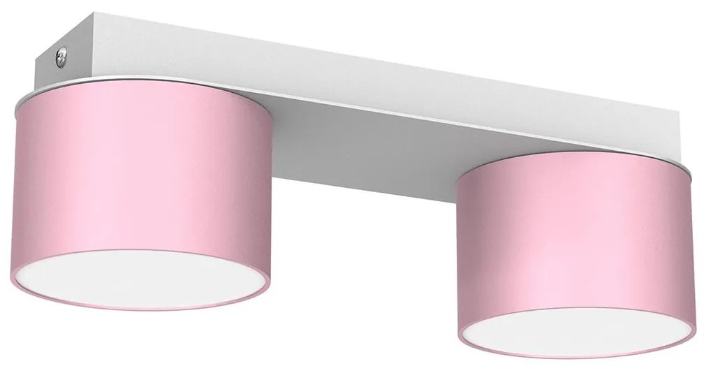 Mennyezeti lámpa DIXIE 2xGX53/11W/230V rózsaszín
