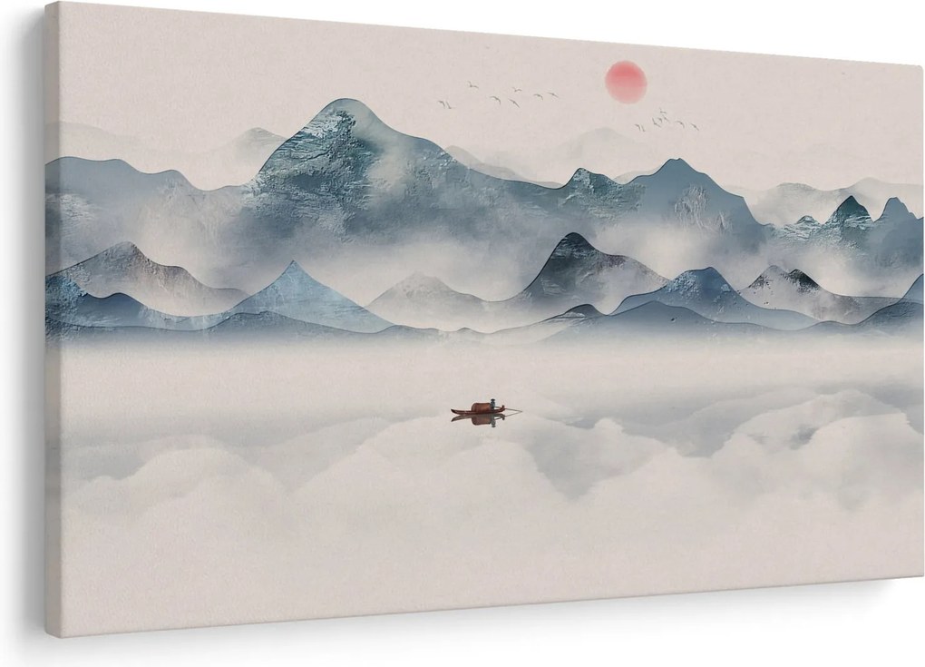Kép - Kék-hegyi völgy (90x60 cm)
