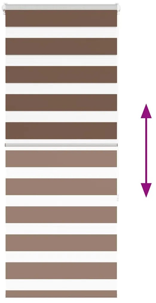 zebrafüggönnyel barna szövetszélesség 55,9 cm poliészter