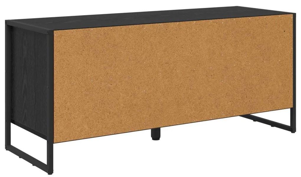 Cipőszekrény tárolóval Fekete tölgy 60 x 35 x 44 cm Faanyag