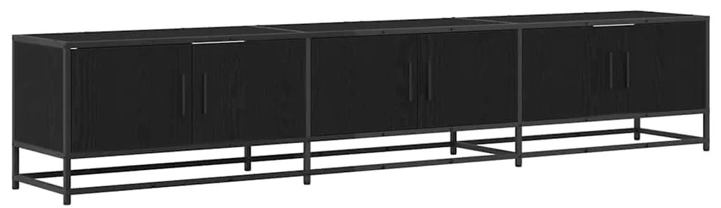 TV szekrény Musta tammi 210 x 35 x 41 cm Faanyag