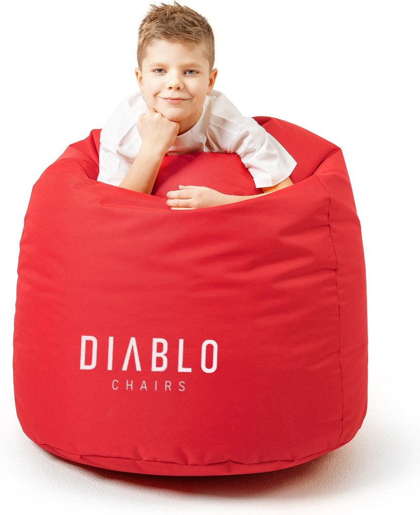 Diablo Chairs gyerekpuff: Piros