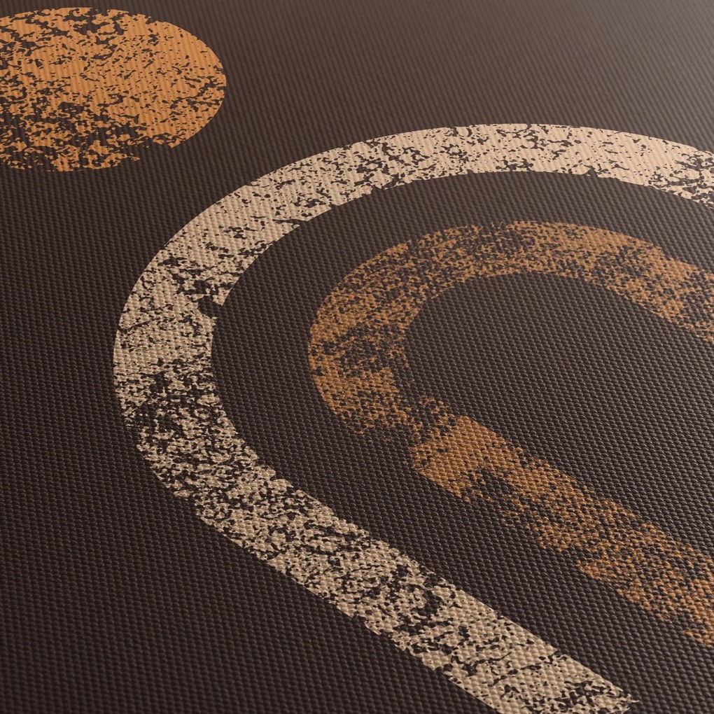 Kép - Narancssárga ívek N⁰1 (120x50 cm)