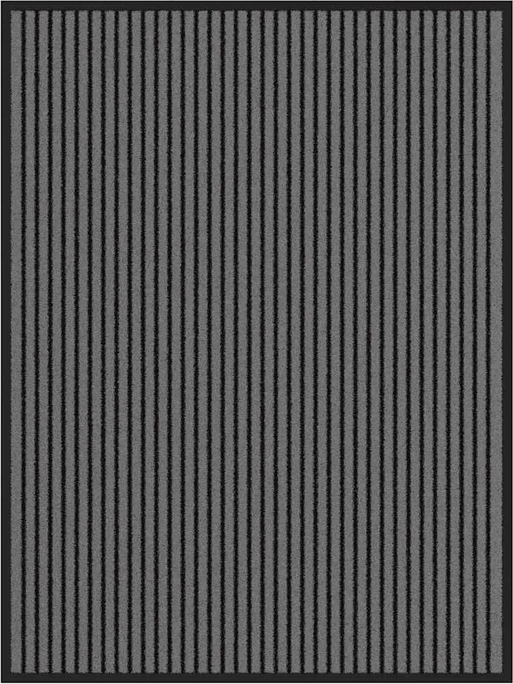 vidaXL Ajtószőnyeg Fekete 80 x 120 cm Polipropilén