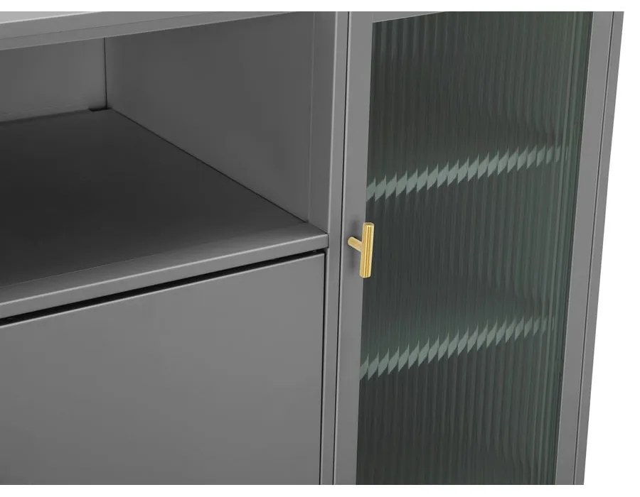 Szürke fém tálalószekrény 104x80 cm Rosalie – Støraa