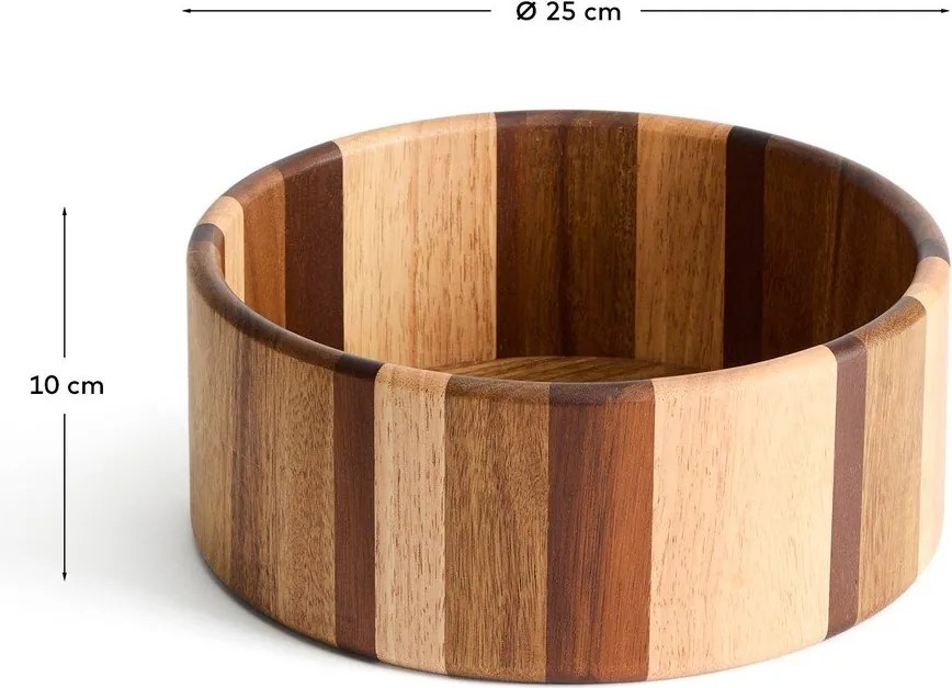 Natúr színű fa szervírozó tálka Nover – Kave Home