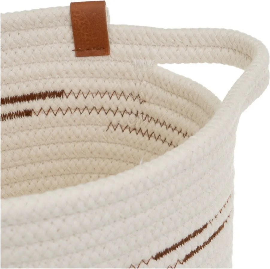 Textil tárolókosár szett 3 db-os 30x18x14 cm – Casa Selección